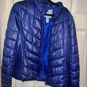 Purple/Blue puffer jacket